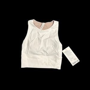 NWT Lululemon White Tank sz 2